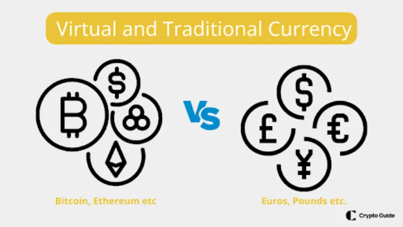 Ventajas de la criptodivisa sobre la moneda tradicional.