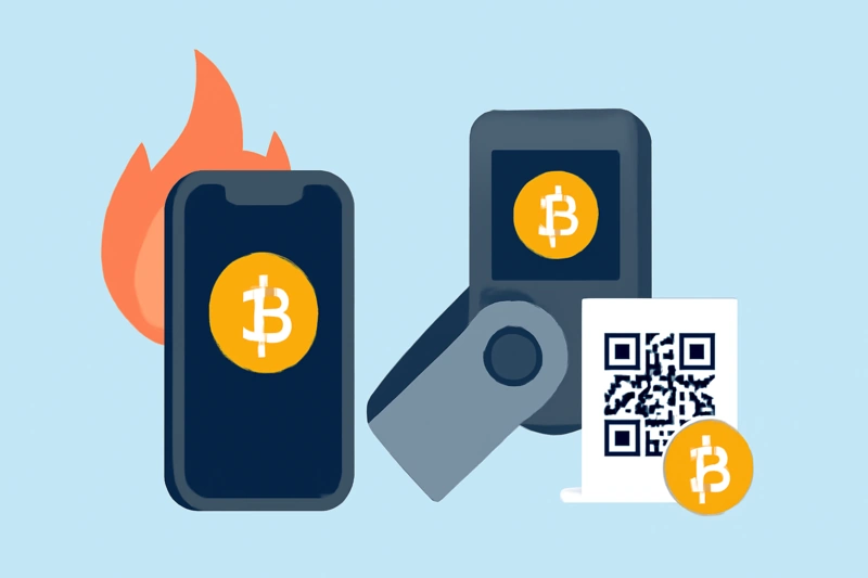 Billetera caliente vs billetera fría para criptomonedas. ¿Cuál es la diferencia?