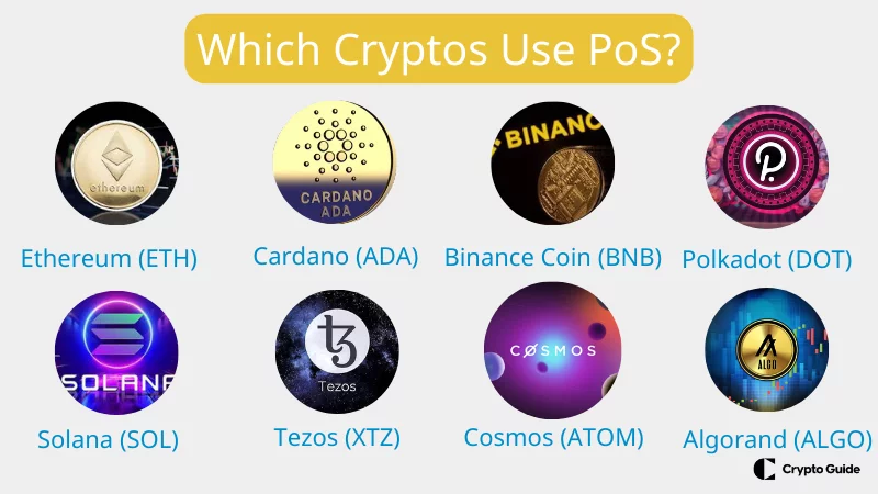 Criptomonedas que utilizan proof of stake