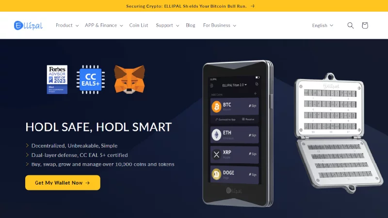 Monedero-Ellipal Monedero-de-criptomonedas-anónimo-ellipal-sin-KYC