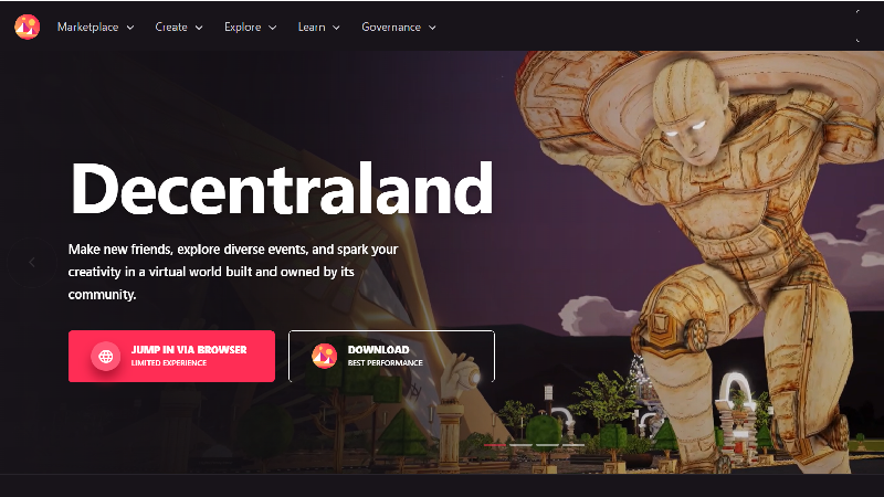 empresas-de-juego-decentraland-nft