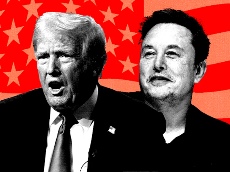 Trump y Musk en una entrevista de dos horas en X Space