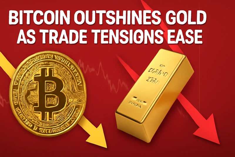 El bitcoin eclipsa al oro al aliviarse las tensiones comerciales